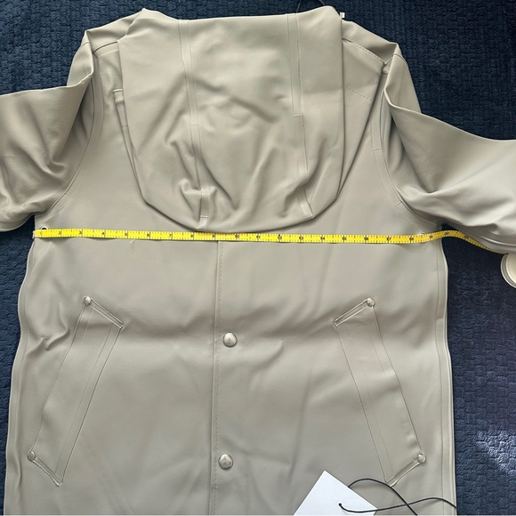 NWT - STUTTERHEIM Stockholm Rain Coat Jacket in POTATO XXXS - Picture 7 of 7